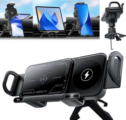 2 in 1 Auto Rotating Phone Holder